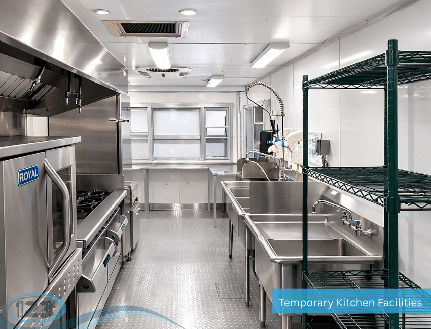 Mobile Kitchen Trailer Rental: Temporary123 equipment reference
