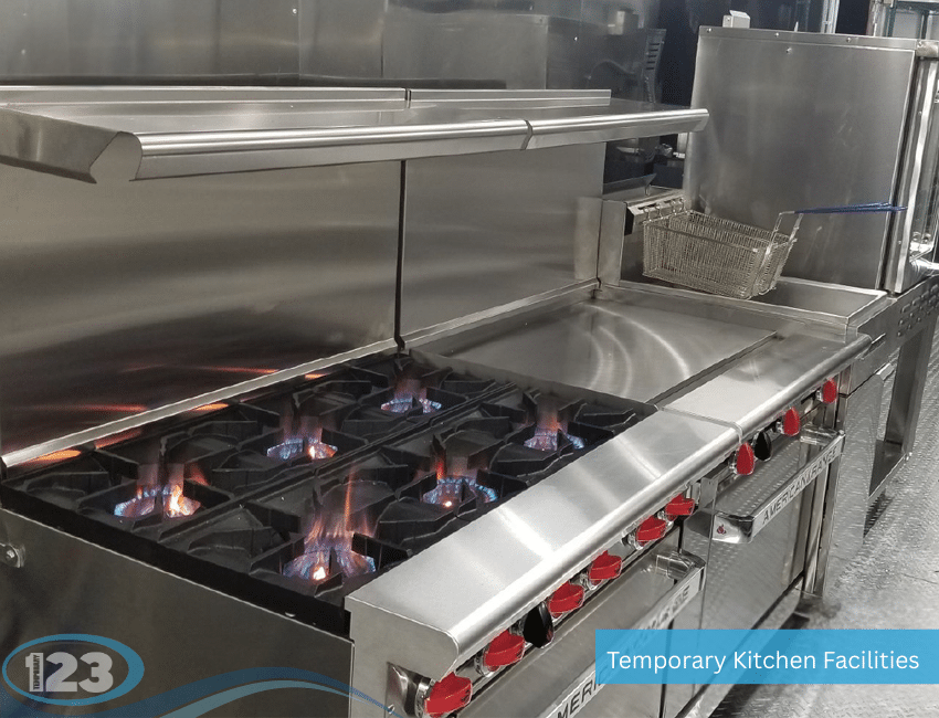 Mobile Kitchen Trailer Rental: Temporary123 equipment reference